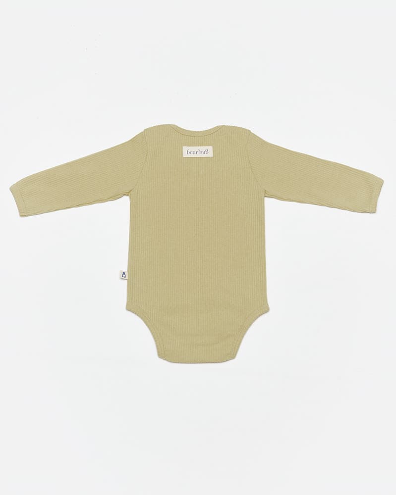 Long sleeve bodysuit - lime 2