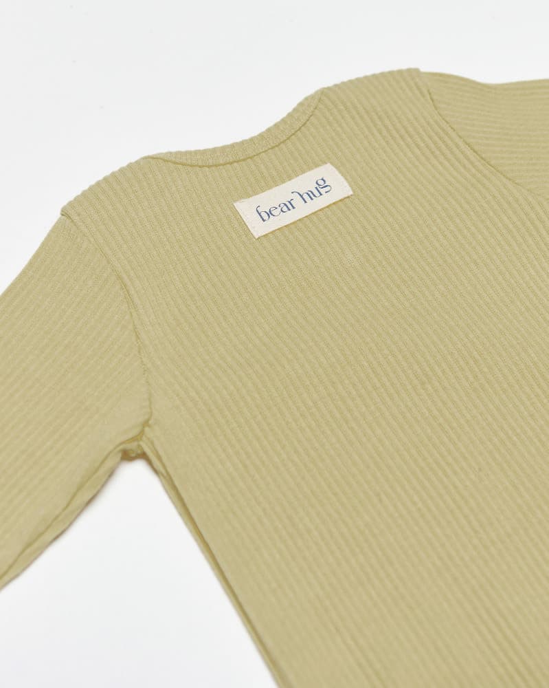 Long sleeve bodysuit - lime 3