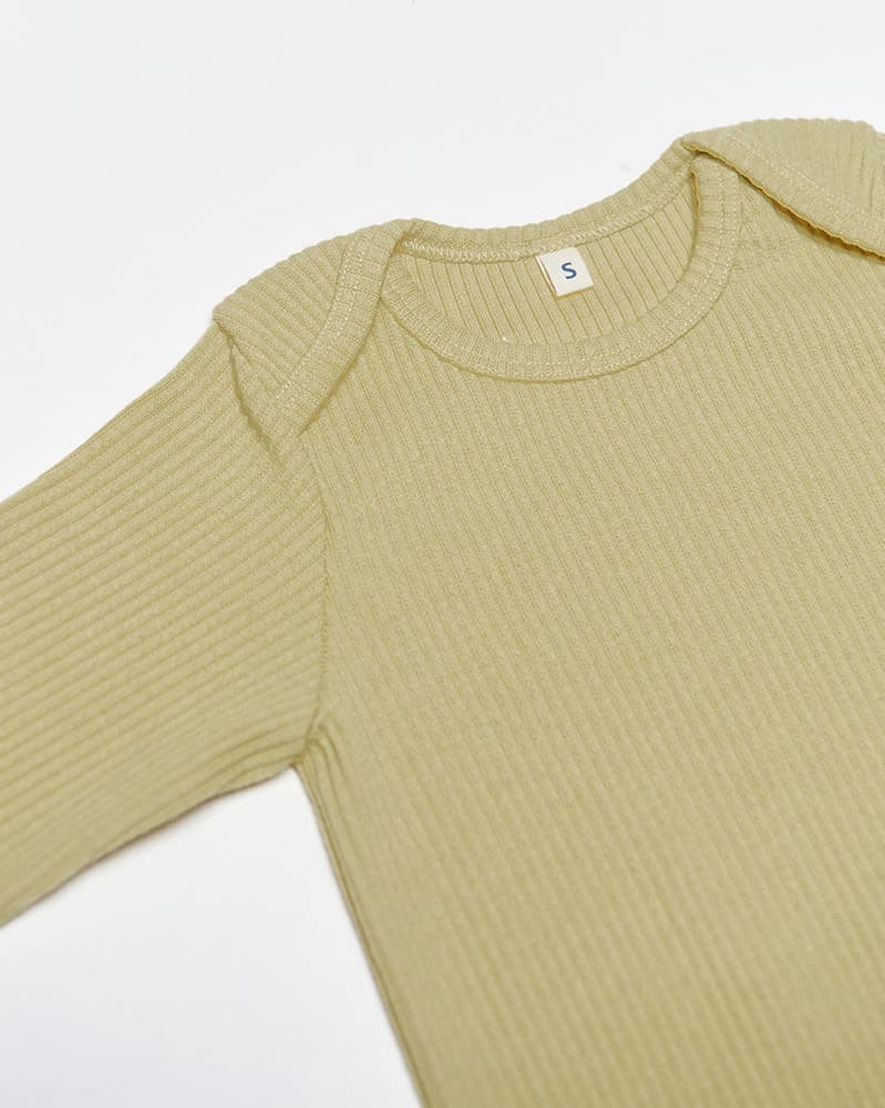 Long sleeve bodysuit - lime 4