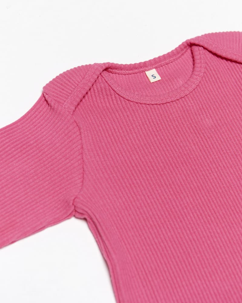 Long sleeve bodysuit - pink 2