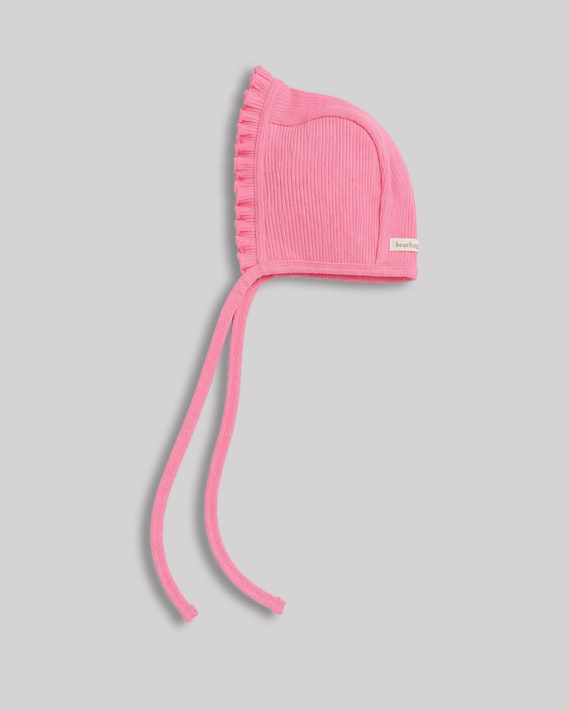 babe frill bonnet - pink 1