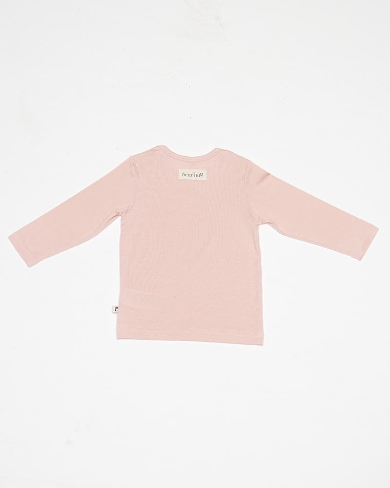Tencel long sleeve & leggings set - light pink 4